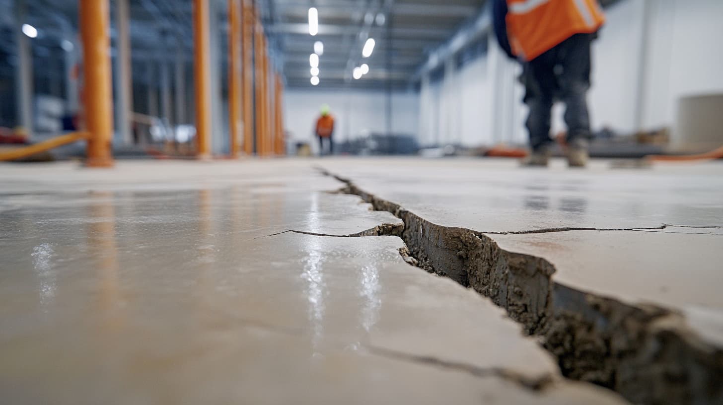 Risse im Betonboden